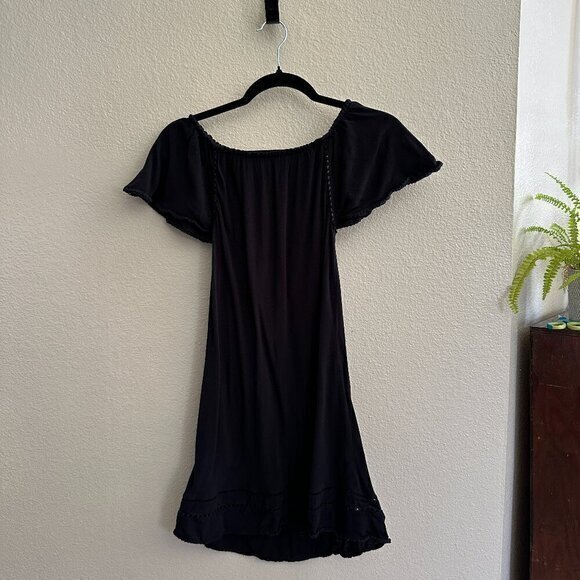 Naked Princess Black Dress, black‎ dress. short sleeve black dress, short sleeve - Picture 1 of 7